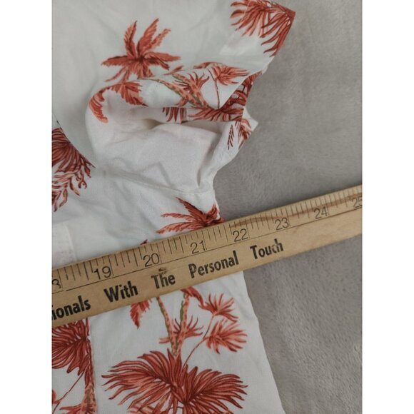 New Piyama Vintage Palm Sunset Pajama Shirt Rayon‎ Button Up Womens Medium - Picture 6 of 8